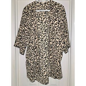 Lovely J Kimono Beach Cover Up Size L